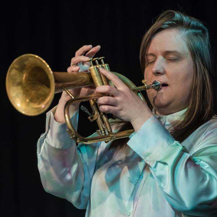 Headshot of Charlotte Keeffe - a member of the Women in Jazz Media team team